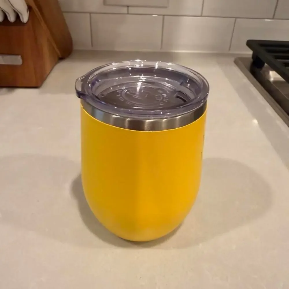 Yellow Stainless Steel Tumbler 